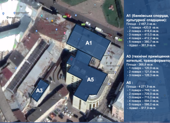 Продаж офісних приміщень Укрексімбанку у центрі Львова 